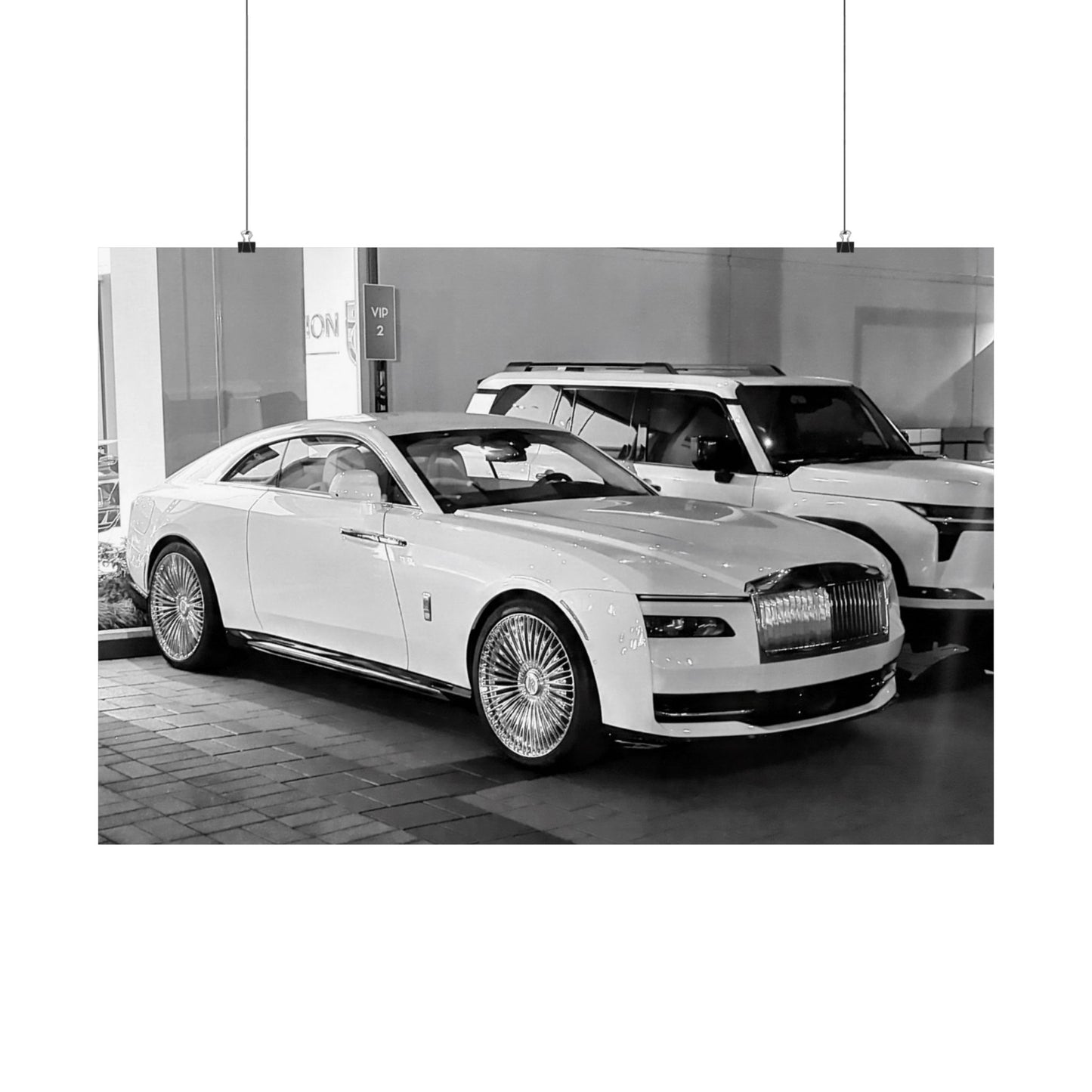 Matte Horizontal Rolls Royce Poster
