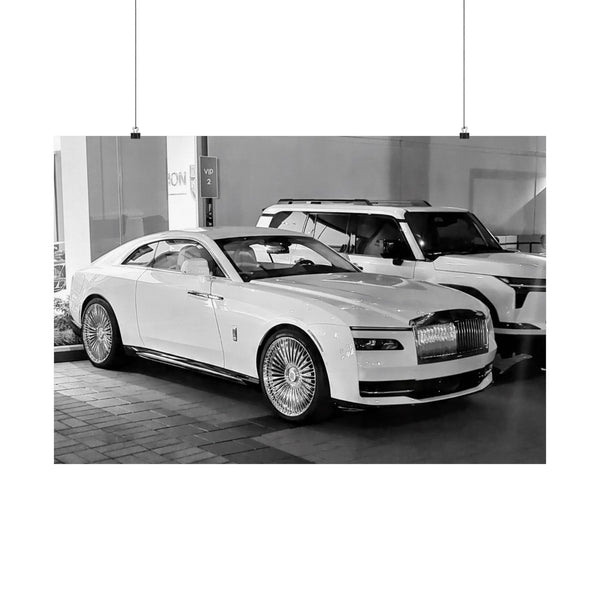 Matte Horizontal Rolls Royce Poster