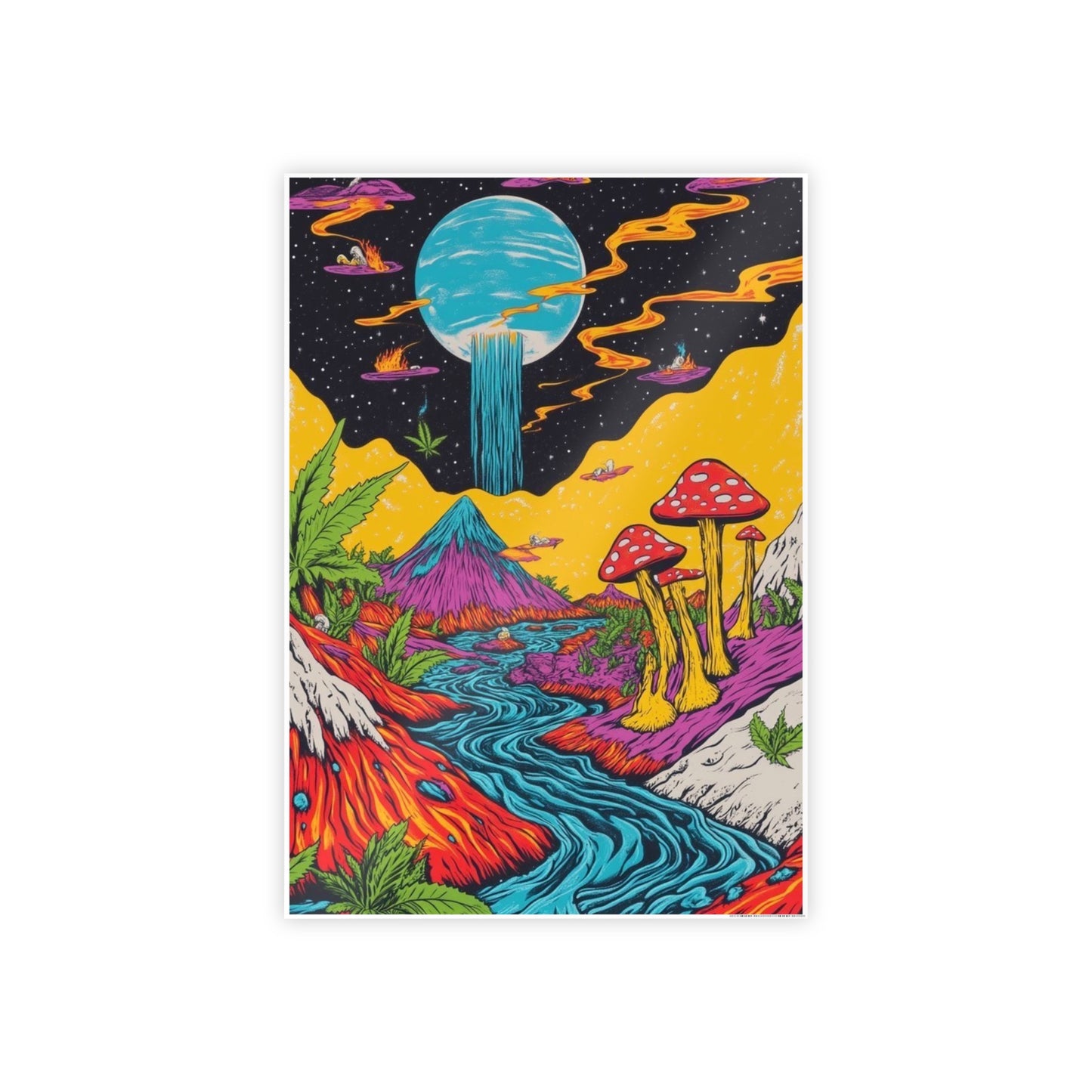 Trippy Land Poster