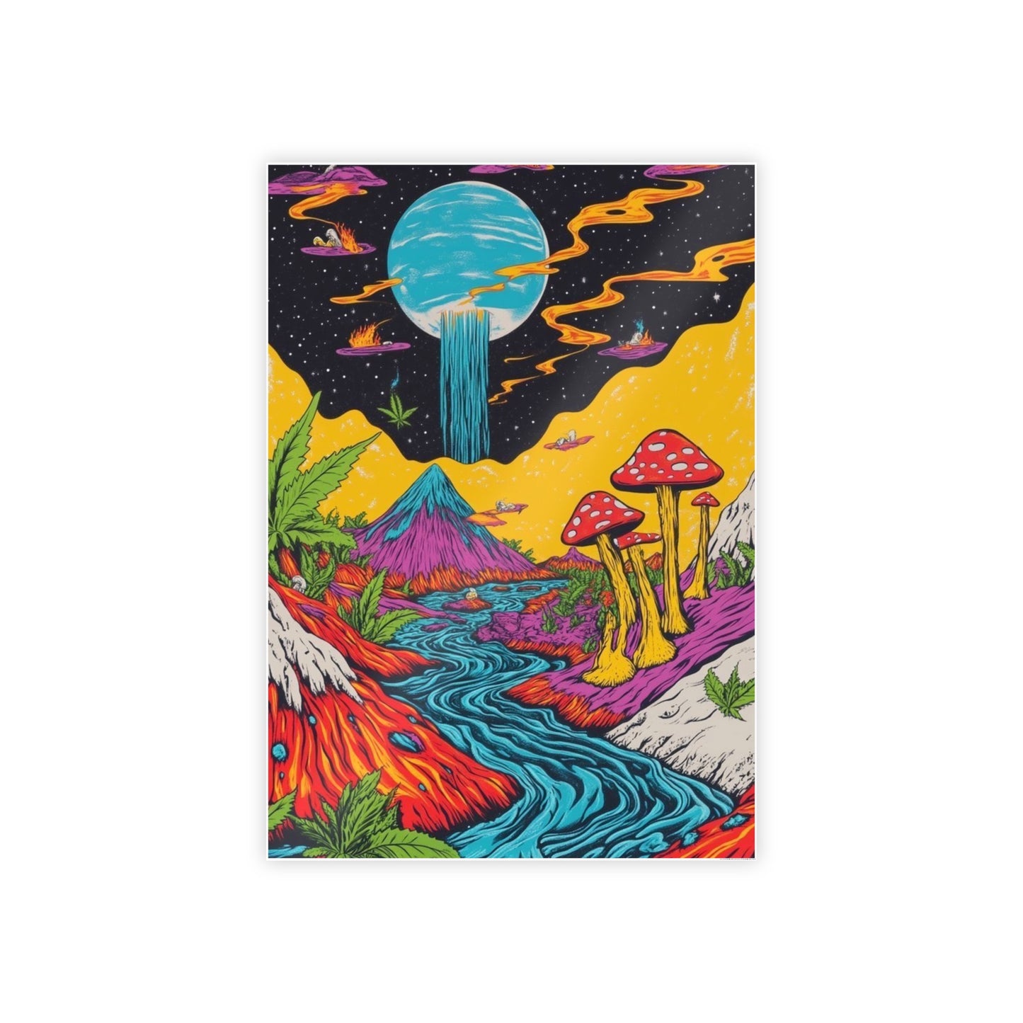 Trippy Land Poster