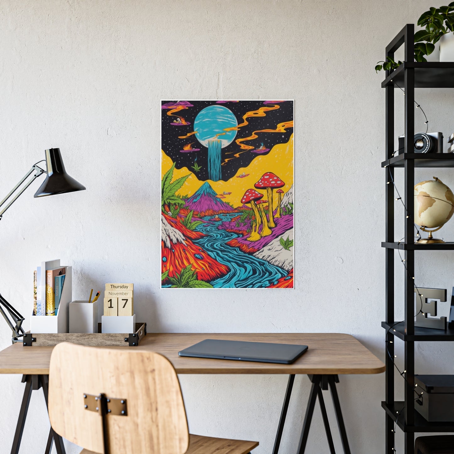 Trippy Land Poster