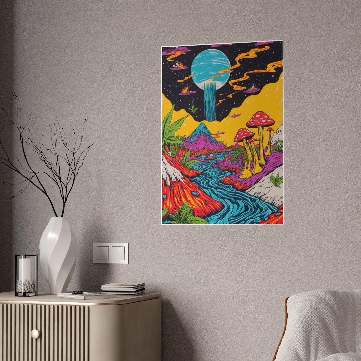 Trippy Land Poster