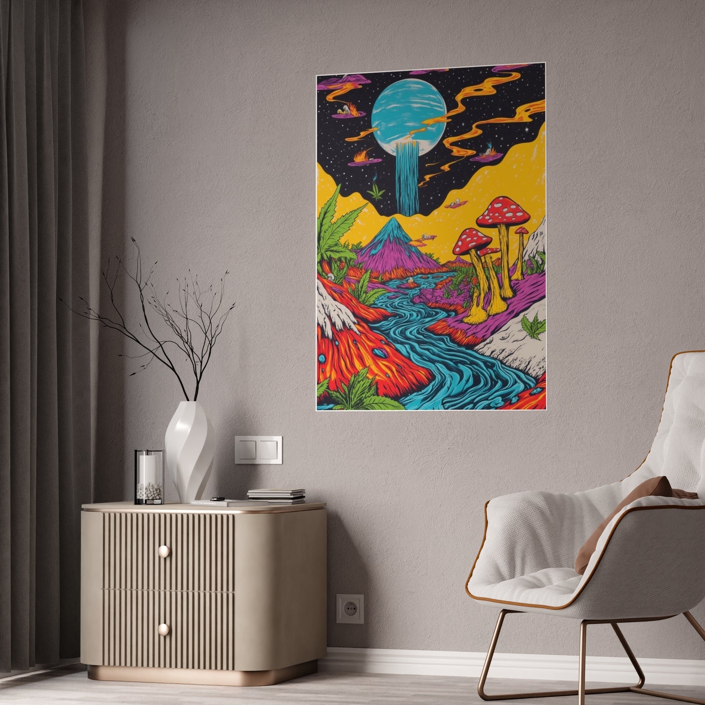 Trippy Land Poster