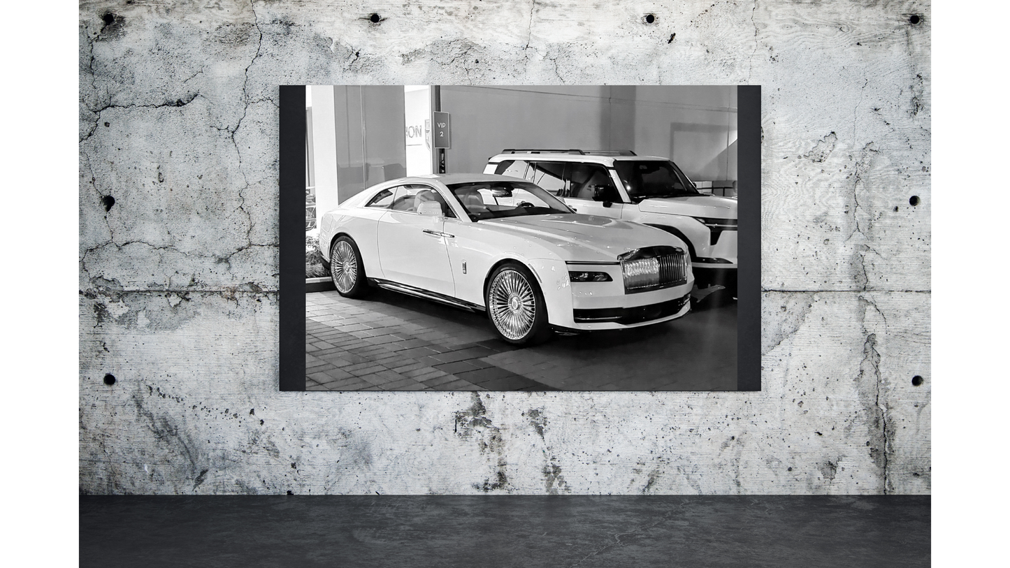 Matte Horizontal Rolls Royce Poster