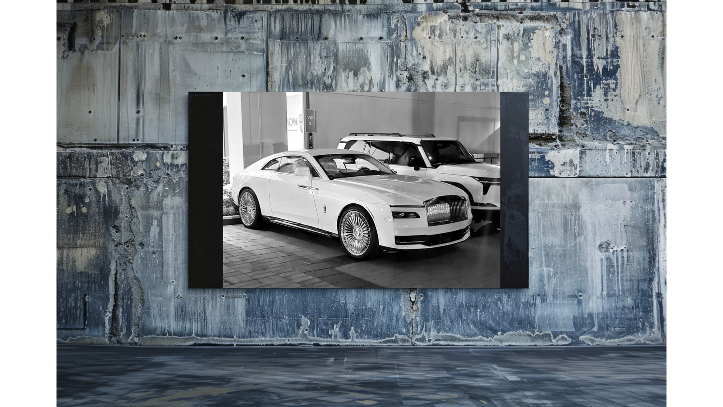 Matte Horizontal Rolls Royce Poster