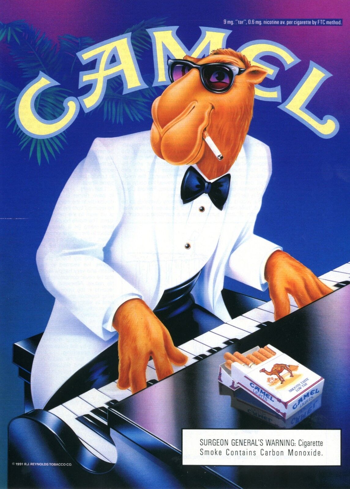 Camel Cigarettes Gloss Poster